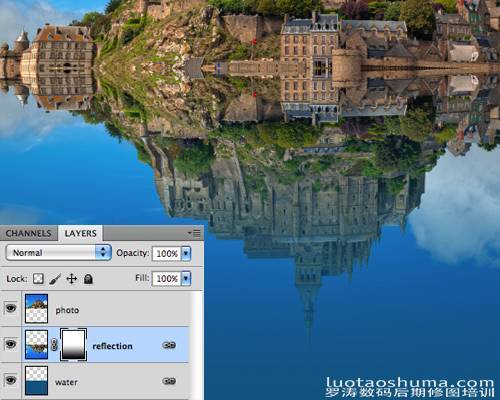 怎样制作水中倒影特效照片的PS技巧