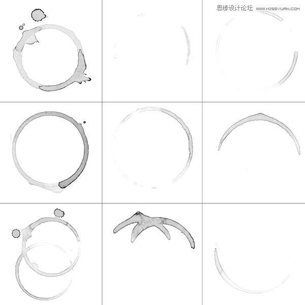 怎样制作咖啡污渍笔刷的PS技巧