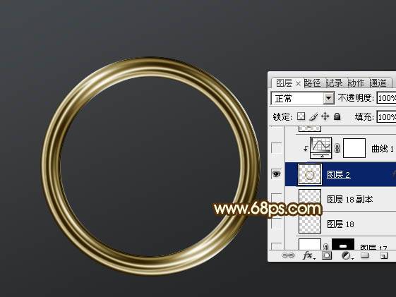 PS怎样制作质感金属计数秒表图案