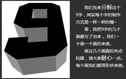 PS制作震撼视觉冲击的3D立体文字海报