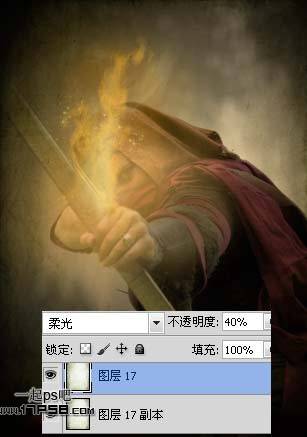 合成火箭射手照片的Photoshop教程