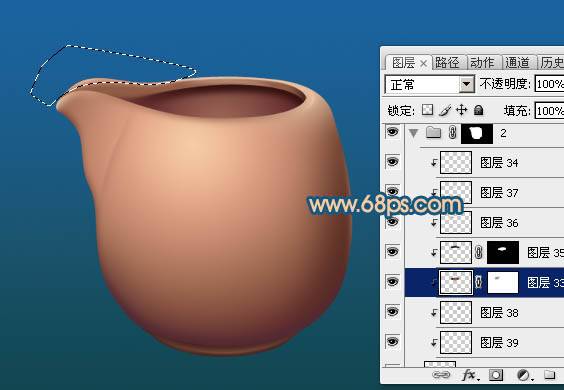 如何制作陶瓷茶壶实例图片的PS教程