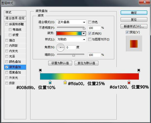 PS制作渐变彩色光束幕布背景实例图片