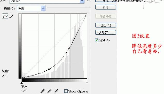 调出深色质感美女头像的PS技巧