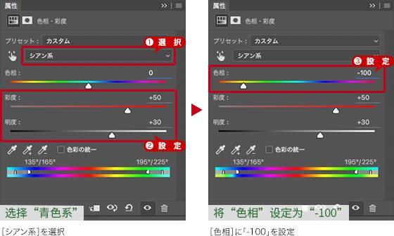 制作金黄色树叶风景照片的PS技巧