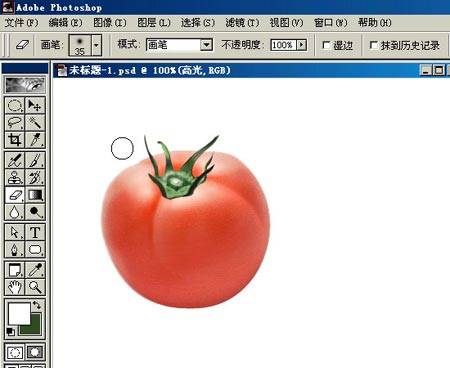 鼠绘逼真西红柿效果的PS教程