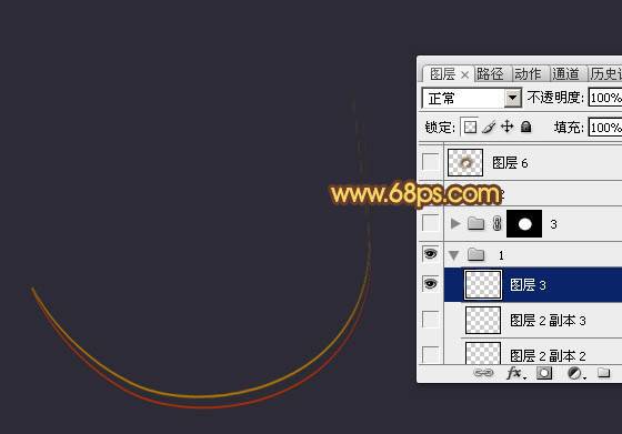 PS制作立体抽象的圆形光束编织图案