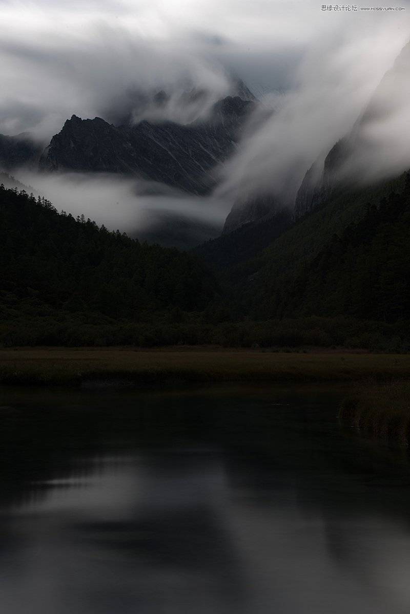 把昏暗阴雨风景照片美化调亮的PS技巧