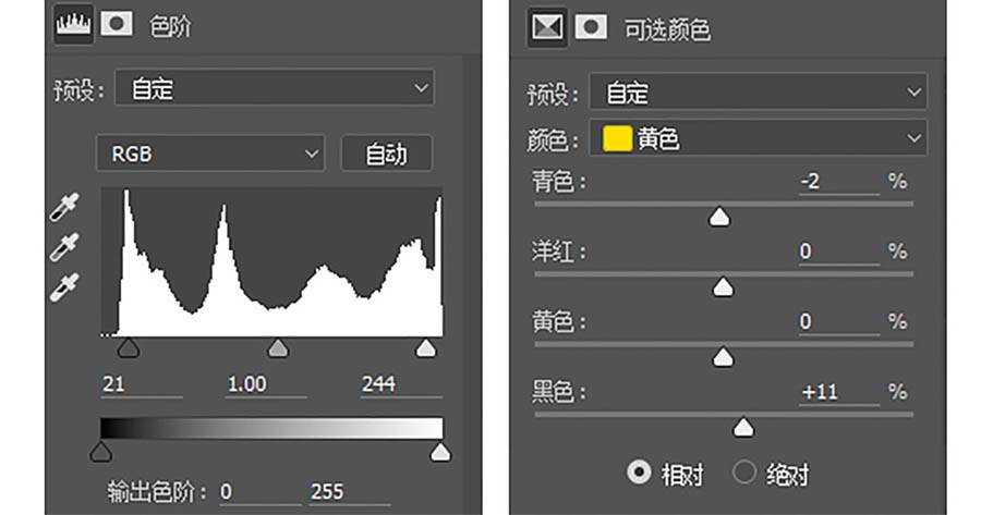 制作复古人物剪影照片效果的PS技巧