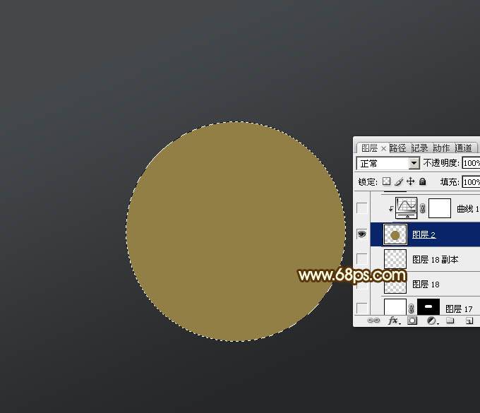 PS怎样制作质感金属计数秒表图案