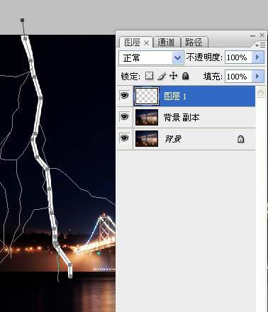 制作城市夜晚逼真闪电图片的PS教程