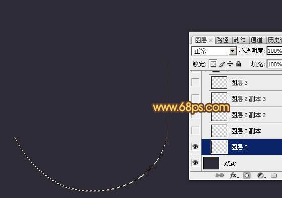 PS制作立体抽象的圆形光束编织图案