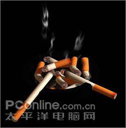 用PS合成恐怖的禁烟广告宣传海报