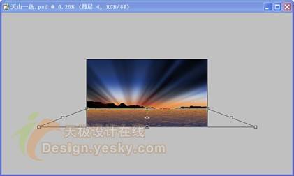 制作漂亮朝霞图片实例的PS教程