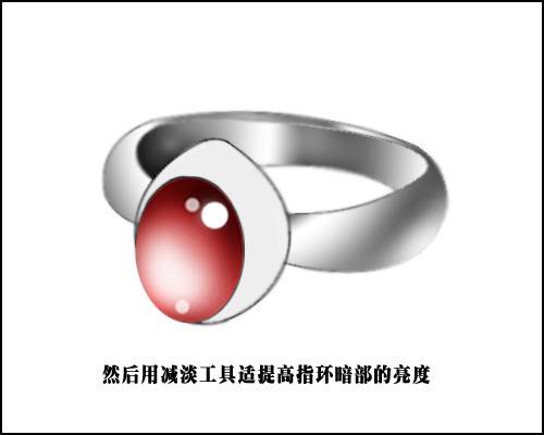 制作红宝石戒指的PS鼠绘教程
