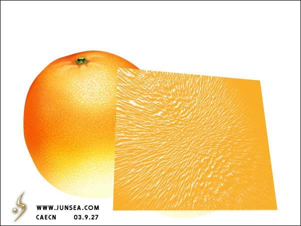 学习用PS鼠绘香甜可口的橙子