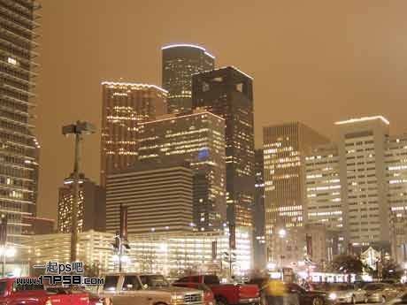 PS滤镜调出色彩斑斓的城市夜景照片