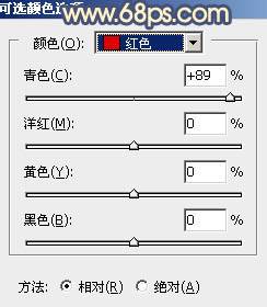 用PS如何调出橙黄色秋季外景美女图片