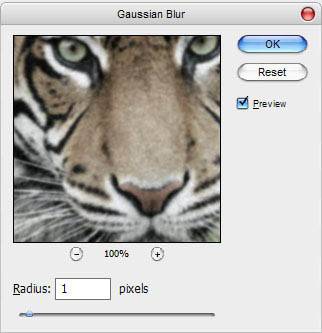 PS滤镜制作布纹效果的老虎图片